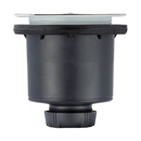 TOURBILLON BONDE DE DOUCHE D90 PLATE INOX VERTICALE