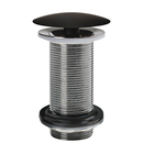 BONDE LAVABO LAITON ECOULEMENT LIBRE 100MM BLACK TOUCH