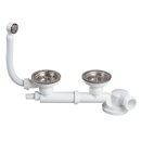 ESPACE VIDAGE EVIER D90 2 BACS BONDES A PANIER