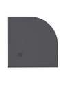 RECEVEUR DE DOUCHE PDGC ANGULAR 55 SLATE NOIR 100X100 cm