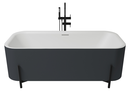BAIGNOIRE BAC AURA MAT ANTRACITA 170X75 cm