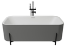BAIGNOIRE BAC AURA MAT CEMENTO 170X75 cm
