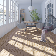 CARRELAGE KOMI MOSSY-R 20X20cm  1M2/BTE  25PC/BTE R30