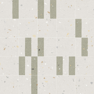 CARRELAGE CROCCANTE GRANOLA MENTA 20X20cm  1M2/BTE  25PC/BTE R60