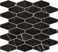 MOSAIQUE THALASSA HATI NEGRO 31,8X29cm 0,888M2/BTE  12PC/BTE R343