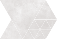 MOSAIQUE FULSON CARTER MOSAIC-SPR GRIS 23,7X34,3cm  0,78M2/BTE  12PC/BTE R344