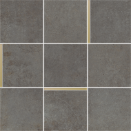 MOSAIQUE LENS AVELIN PLOMO  30X30cm 1,08M2/BTE  12PC/BTE R344