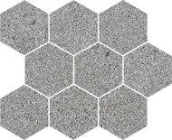 MOSAIQUE NORTHERN STONE ZANCLE ANTRACIT 33X27cm  0,864M2/BTE  12PC/BTE R337