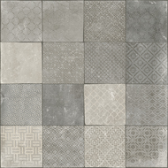 CARRELAGE TEMPO BESSEL GRIS  60X60cm 1,44M2/BTE   4PC/BTE R16