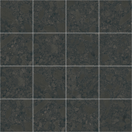 CARRELAGE BLACK&CREAM BLACK-R SPACE 80X80cm  1,28M2/BTE   2PC/BTE R31