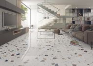 CARRELAGE STRACCIATELLA STRACCIATELLA-R NACAR 120X120cm  1,44M2/BTE   1PC/BTE R5