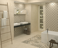 FAIENCE OBERON CRESSIDA MARFIL 33,3X100cm  1,332M2/BTE   4PC/BTE R42