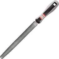 Râpes manche bi-matiere demi-ronde menuisier.