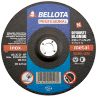 Disque de prépolissage INOX ACIER - METAL / DOUX