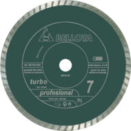 Disques de diamant coupe seche Général de chantier. Turbo