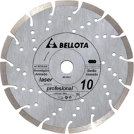 Disques de diamant coupe seche Béton armé.