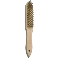 Brosses Acier laitonné. Fil de fer droit ø 0,3.