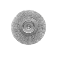 Brosses circulaires Acier laitonné.