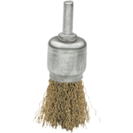 Brosses Brosses Gros Pinceau Acier laitonné. Fil fer ondulé ø 0,3.