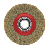 Brosse Circulaire Acier Inox Fil ondulé