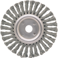 BrossesIndustrielles circulaires Acier trempé. Fil fer tressé ø 0,5.