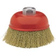 Brosse Tasse Acier Inox Fil ondulé