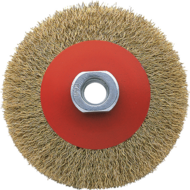 Brosses industrielles coniques Acier laitonné. Fil fer ondulé ø 0,3.