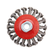 Brosses industrielles coniques Acier trempé. Fil de fer tressé ø 0,5.