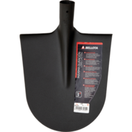 Pelle pointue ronde en tôle d'acier traité 255mm