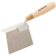 Spatule d'angle exterieur inox