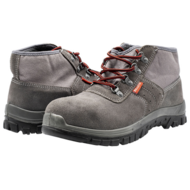 Botte Cuir croûte -toile S1P