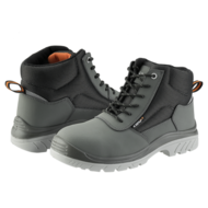 Botte de sécurité S3 en nubuck gris 39 avec des détails orange