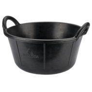 Bac à charbon en caoutchouc noir de 18 litres / BKCCARB18BP