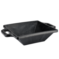 Bac à mortier en caoutchouc noir de 8 litres / BKCGAVE8BP