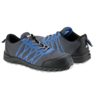 Chaussure de sécurité S3 37 en maille grise avec détails bleus
