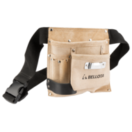 Ceinture à outils ou sacoche professionn en cuir de haute qualité avec 3 poches