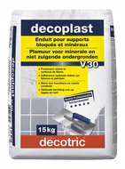 decoplast V30 Enduit pour supports bloqués et minéraux SAC DE 15KG  - Endui
