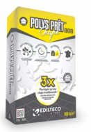 POLYS PRET 800 - CHAPE LEGERE FIBREE PRET A L'EMPLOI 800kg/m3 - SAC 15KG