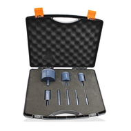 COFFRET 8 TREPANS DIAMANTES PERCEUSE - 6, 8, 10, 12, 28, 35, 43, 68 mm