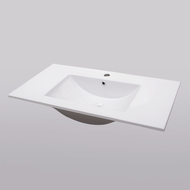 DOUBLE VASQUE EN CERAMIQUE BLANC 120/46 CM