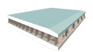 PLAQUE GYPSOTECH ALVEUM AQUA H1 5X250 DIMENSION 120x250CM/PLAQUE