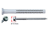 GX LONGUE GXL1080VEFT FL.TORX Cheville 10x80 / Vis 7x85 / T Fix 10