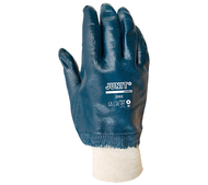 Gant Nitrile etanche léger sur support 1 00% coton interlock Jaune T.9