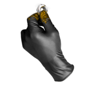 Gant GRIPPAZ nitrile ambidextre Non poud ré Orange T.10