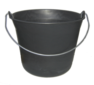 SEAU PLASTIQUE 11L NOIR