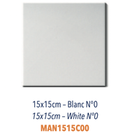 CARREAU BLANC BRILLANT PLAT