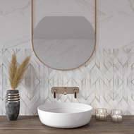 FAIENCE LENGO WHITE Mat 33,3X55cm 1,84M2/BTE 10PC/BTE MR100