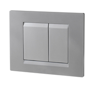 PLAQUE DE COMMANDE CHROME MAT POUR BATI SUPPORT CHRONO