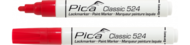 PICA MARQUEUR PEINTURE LAQUEE ROUGE pointe 2-4mm