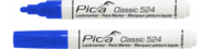 PICA MARQUEUR PEINTURE LAQUEE BLEU pointe 2-4mm